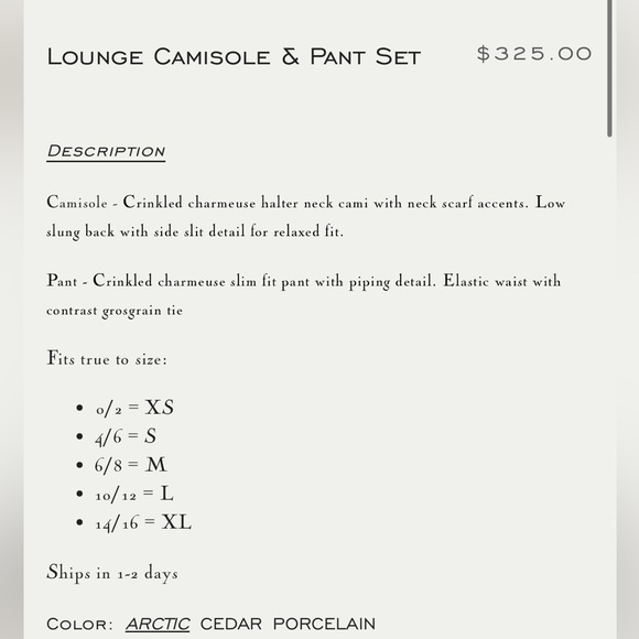 Danielle Frankel Lounge Camisole & Pant Set - Picture 4 of 11